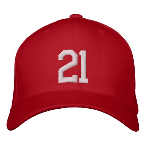 21 Twenty One Embroidered Baseball Cap