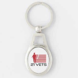 21 Vets Keychain