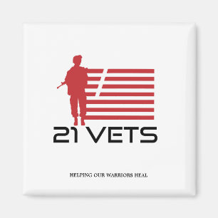 21 Vets Magnet