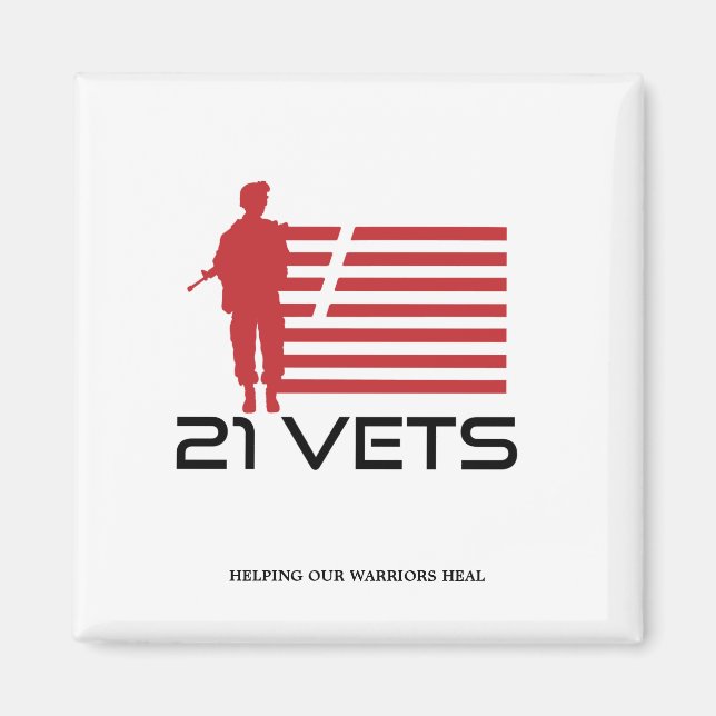 21 Vets Magnet (Front)