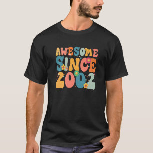 21 Year Old Awesome Since 2002 21st Birthday  Girl T-Shirt