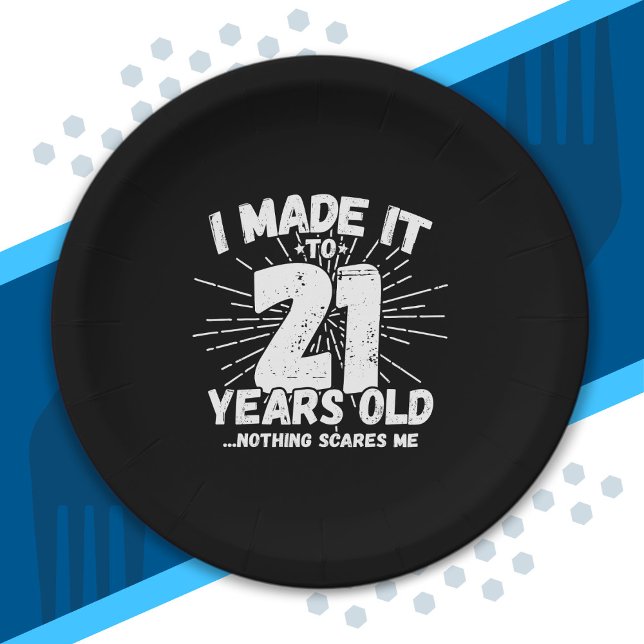 21 Year Old Birthday - Birthday Meme - Funny 21st Paper Plates (Creator Uploaded)