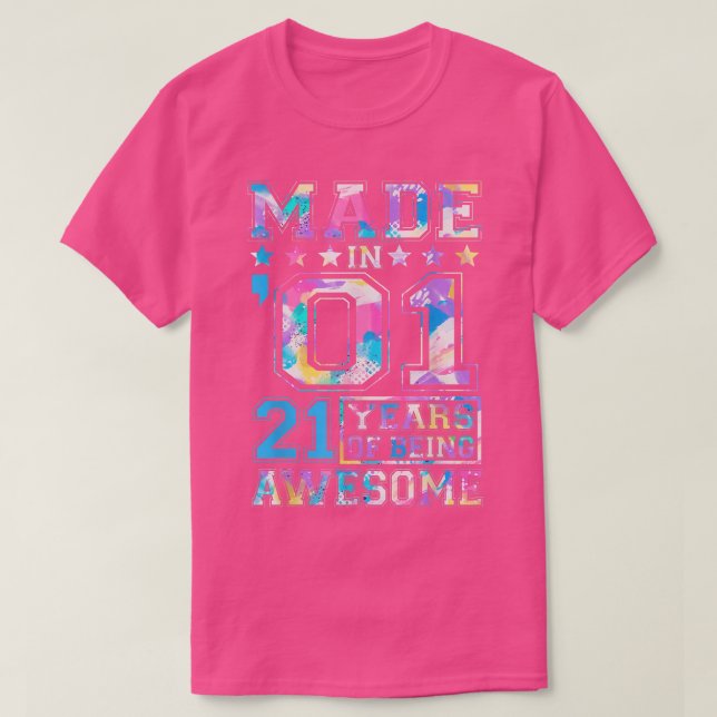 21 Year Old Girl Gifts For 21st Birthday Gift Born T-Shirt (Design Front)