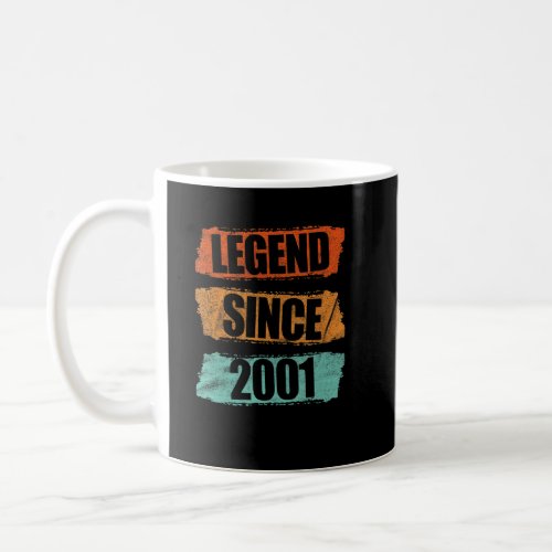 21 Years Old Legend Since 2001 21st Birthday 1  Coffee Mug
