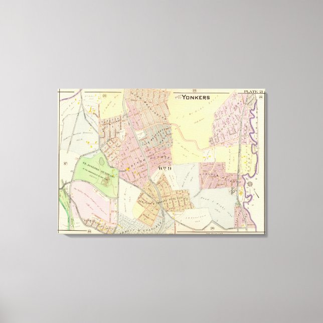 21 Yonkers Canvas Print (Front)