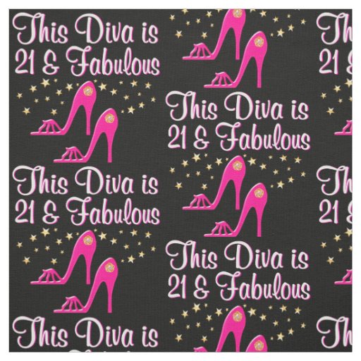 21 YR OLD SHOE QUEEN FABRIC