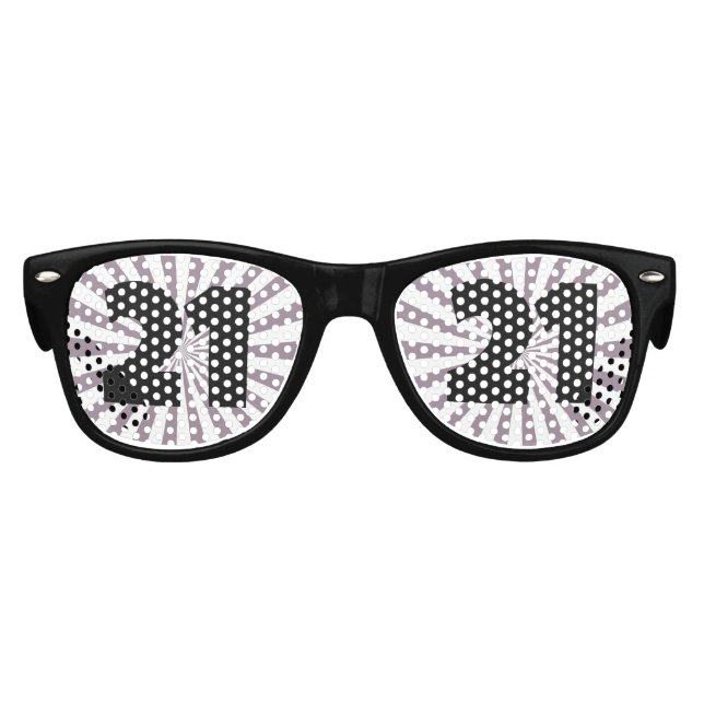 21S  BIRTHDAY 21 Party Sunglasses (Front)