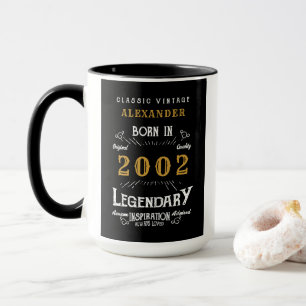 21st Birthday 2002 Design Your Own Vintage Mug