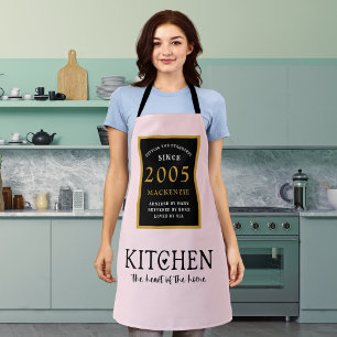 21st Birthday 2005 Name Pink Kitchen Heart Of Home Apron