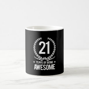 21st Birthday (21 Years Of Being Awesome) Coffee Mug