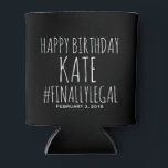 21st birthday, 21st birthday favors, finally legal can cooler<br><div class="desc">21st birthday,  21st birthday favors,  finally legal</div>