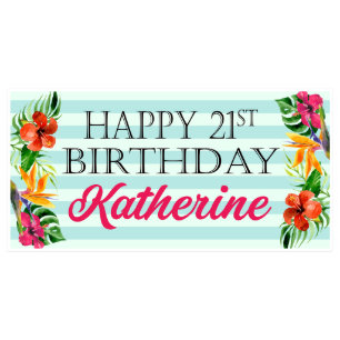 21st Birthday Banner Party Decor-Any Age