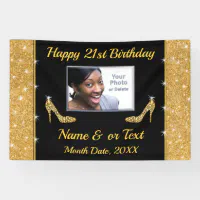 21st birthday banners personalized