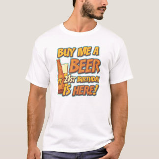 21st Birthday Beer T-Shirt