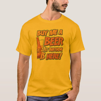 21st Birthday Beer T-Shirt