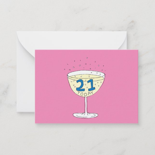 21st Birthday card 21 Today (Front)