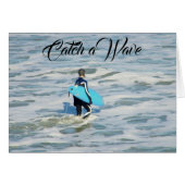 ***21st BIRTHDAY*** CATCH A WAVE AND GO FOR IT! (Front Horizontal)