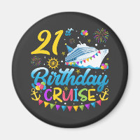 21st Birthday Cruise B-Day Party Circle