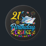 21st Birthday Cruise B-Day Party Round Button<br><div class="desc">21st Birthday Cruise B-Day Party Funny design Gift Round Button Classic Collection.</div>