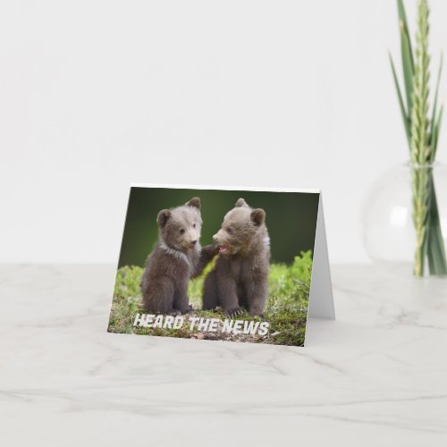 21st BIRTHDAY FROM GOSSIPING BEARS Card