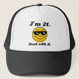 21st Birthday Gag Gift Trucker Hat