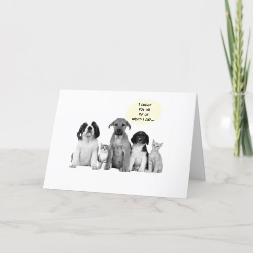 21st BIRTHDAY GROUP GREETINGS DOGGIE STYLE Card