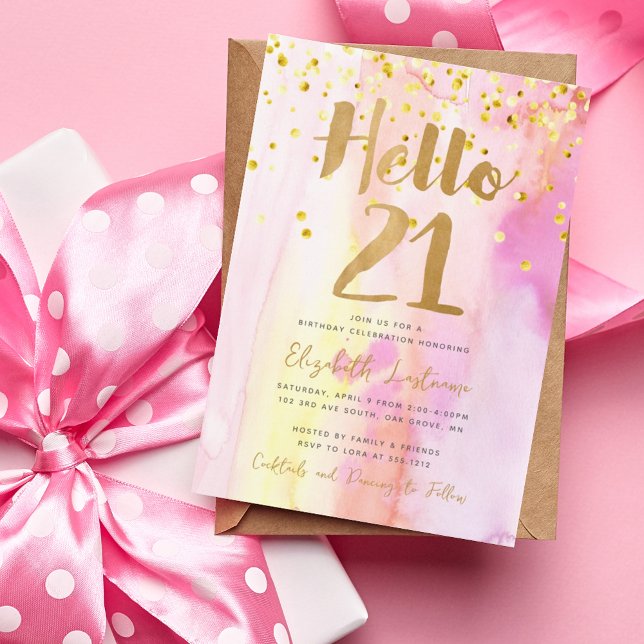 21st Birthday Invitation (Creator Uploaded)