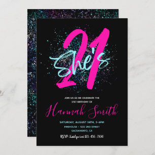 21st Birthday Invitation 21st Birthday