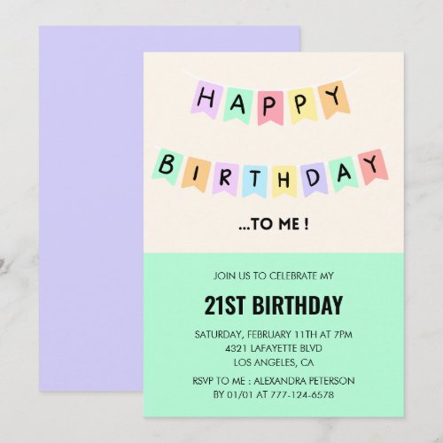 21st birthday invitations Funny Happy Birthday