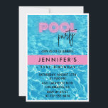 21st birthday invitations Pool Party Summer<br><div class="desc">21st birthday invitations Pool Party Summer</div>