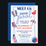 21st birthday invitations Pool Party Summer<br><div class="desc">21st birthday invitations Pool Party Summer</div>