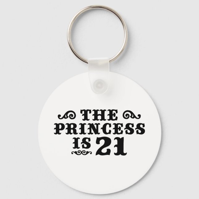 21st Birthday Keychain (Front)