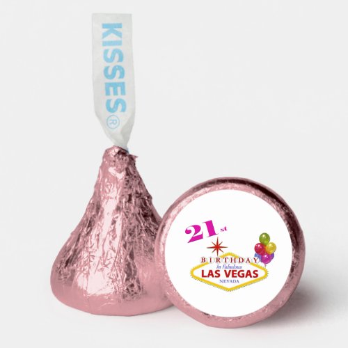 21st Birthday Las Vegas Kisses Hersheys Kisses