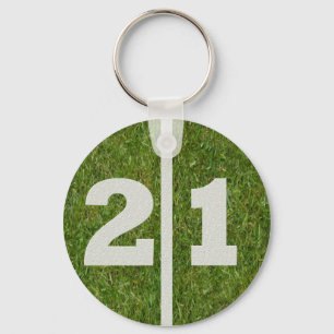 21st Birthday Party Favor Keychain