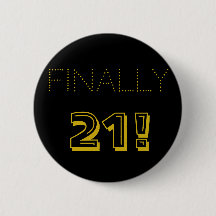 21st Birthday Party In Gold and Black