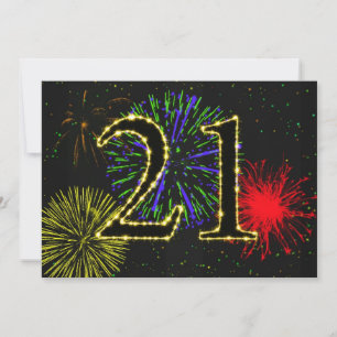 21st birthday party invitate invitation