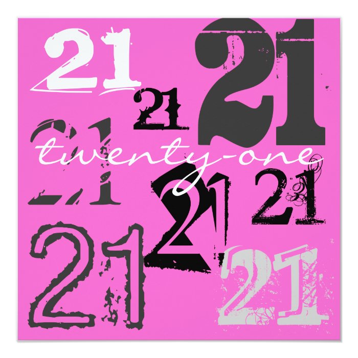 Zazzle 21St Birthday Invitations 6