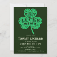 21st Birthday Party Lucky Shamrock Irish