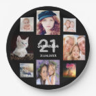 21st birthday party photo collage woman black