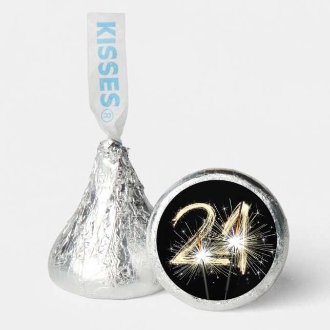 21st Birthday Party Sparklers    Hershey®'s Kisses® (Front)