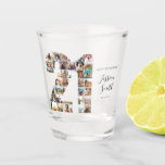 21st Birthday Photo Collage Shot Glass<br><div class="desc">Create your own personalized birthday photo collage shot glass featuring your favorite pictures in the shape of the number 21.</div>