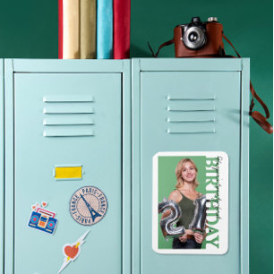 21st Birthday Photo college Party Magnet