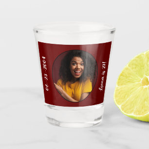 21st Birthday photo Frame Shot Glass