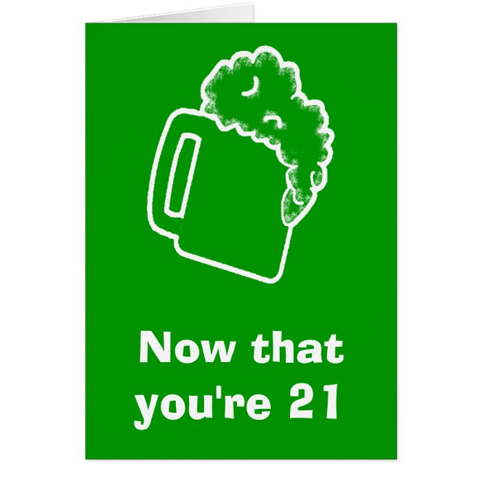 21st Birthday rules Greeting Cards