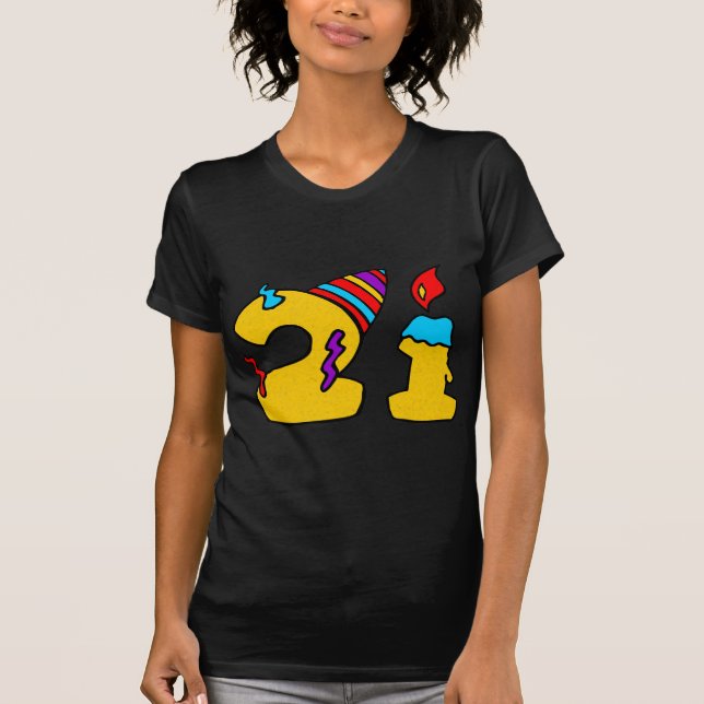 21st Birthday T-Shirt (Front)