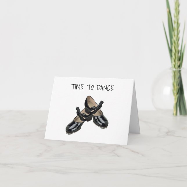 **21st BIRTHDAY** TAP AND DANCE TO A GOOD DAY! Card (Front)