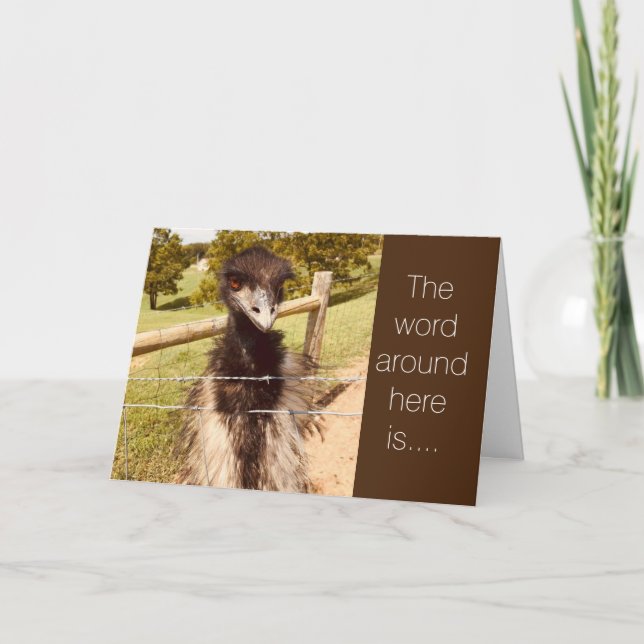 **21st BIRTHDAY** THE "END OF YOUR YOUTH" Card (Front)