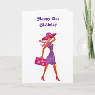 ****21st BIRTHDAY**** TO OUR "LOVELY YOUNG LADY"** Card