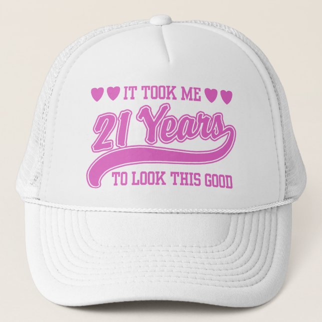 21st Birthday Trucker Hat (Front)