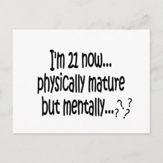 21st Birthday TShirts Postcard